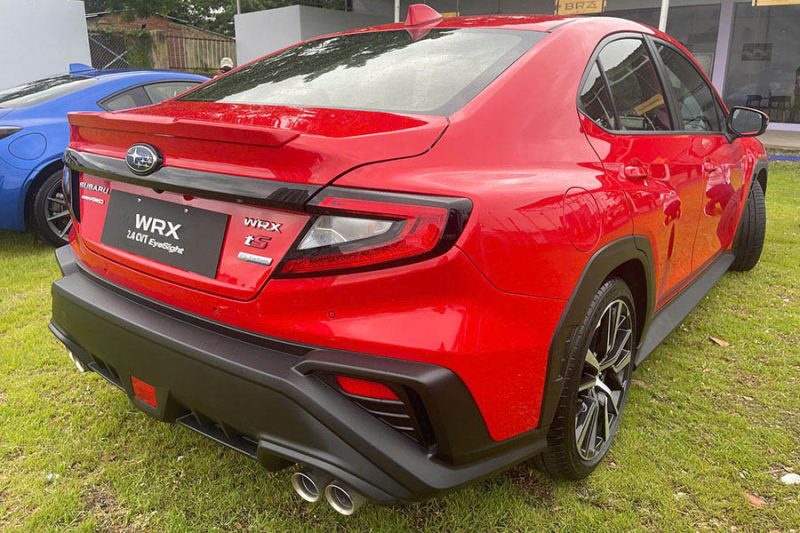 Đuôi xe WRX 2.4 tS EyeSight