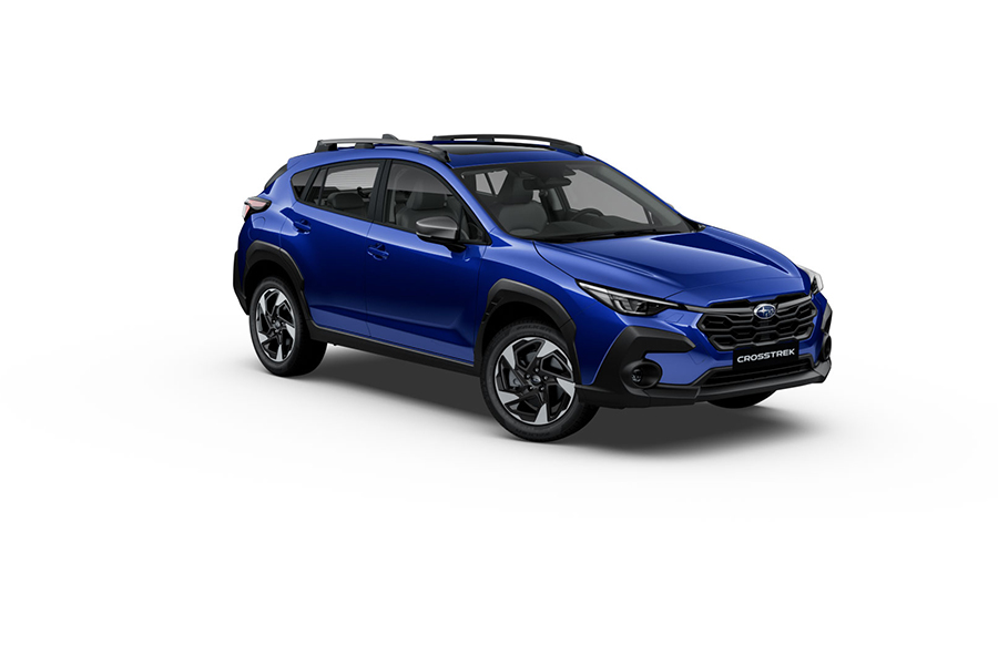 Subaru Crosstrek màu xanh lam ánh kim